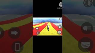 Mega ramp with Ducati diviel Indian bike driving 3D gaming [upl. by Olnton304]