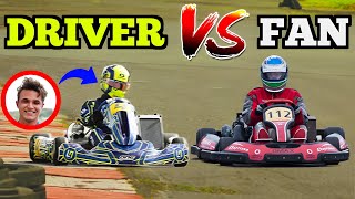 Can I Race A Go Kart FASTER Than An F1 DRIVER [upl. by Leitman]