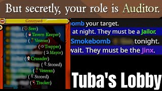 When you are the Auditor and have a PERFECT GAME in Tubas Lobby  Better Town of Salem 2 [upl. by Yendroc]