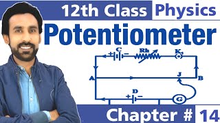 Potentiometer in Urdu Hindi  12th Class Physics  Chapter  13 [upl. by Wagner]