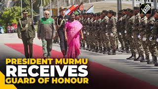 President Murmu receives Guard of Honour in maiden visit to TimorLeste [upl. by Enerual]