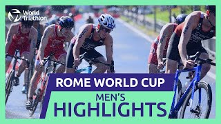 Race Highlights  2024 ROME WORLD TRIATHLON CUP  Men [upl. by Pell319]