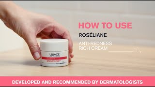 ROSELIANE Rich AntiRedness Cream  How to Use [upl. by Ecirtaeb963]