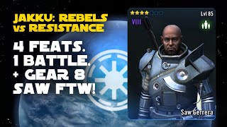 Kamino Rebel Fighters vs Republic Galactic Challenge  SWGOH GC X [upl. by Lobell]