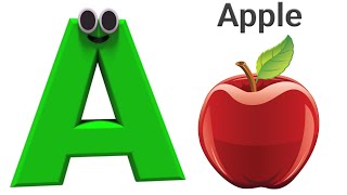 The ABC Phonic Song  Toddler Learning Video  quotA is for Apple a a Apple B is for Baby b b Babyquot [upl. by Chemaram]