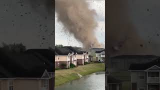 Incredible tornado footage from Indiana [upl. by Esiouqrut]