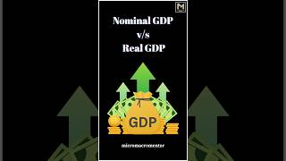 Nominal GDP amp Real GDP  Chapter 4  National Income Accounting  Macroeconomics  Class 12 shorts [upl. by Oiluj]