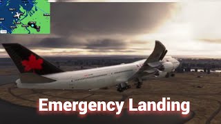 Emergency Landing Boeing 747 3 Minutes of Aviation  Microsoft Flight Simulator 2023 aviation [upl. by Weig538]