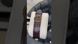 Very rare discontinued Patek Philippe world timer solid 18kt rose gold case  Reference 5130r [upl. by Kcirdnekal]