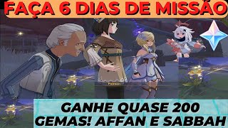 200 GEMAS  QUASE FAZENDO 6 DIAS DE MISSÃO Quest Affan e Sabbah [upl. by Myrtie212]