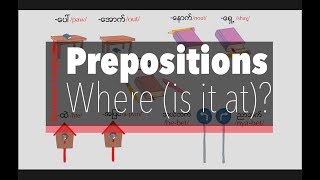 Learn Burmese Language Prepositions Where is it [upl. by Dygal348]