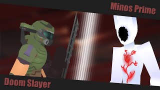 Doom Slayer VS Minos Prime  Stick Nodes Animation [upl. by Eiral280]