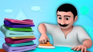 Dhobi Aaya Dhobi Aaya  Hindi Balgeet For kids  धोबी आया धोबी आया [upl. by Acirred]