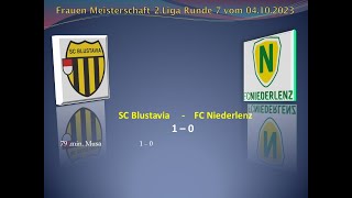 Frauen Meisterschat 2liga SC Blustavia  FC Niederlenz [upl. by Lehcyar402]