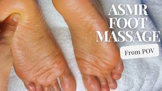 OUCH FOOT massage from POV  ASMR [upl. by Netram]