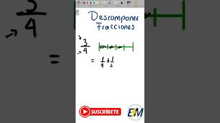 DESCOMPONER FRACCIONES [upl. by Jovi602]