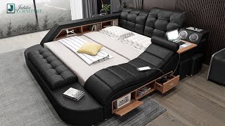 Hariana Tech Smart Ultimate Bed  All In One Bed  Jubilee Furniture [upl. by Irrab30]