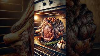 OvenBaked Bone In Meat AConnoisseurs Delight cooking village shorts WILDERNESSCOOKING [upl. by Liban]