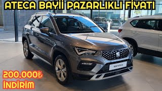 EKİM 2024 SEAT ATECA BAYİİ PAZARLIKLI İNDİRİMLİ FİYATI [upl. by Suirauqed]