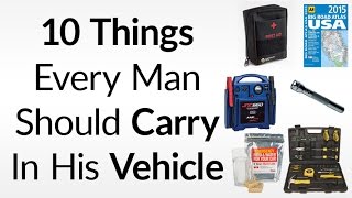 10 Things To Carry In Your Vehicle  Essential Emergency Items For Your Car Truck or Motorcycle [upl. by Marilou]