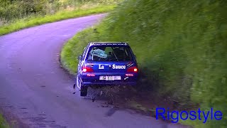 Rallye des vins de Macon 2016 crash on the limit by Rigostyle [upl. by Ekard]