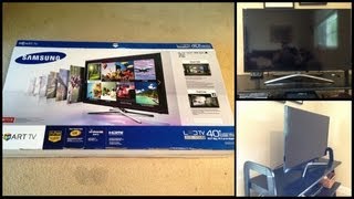 Unboxing Samsung Smart TV F5500 de 40quot  Primeras impresiones [upl. by Lubin]