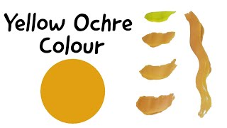 Yellow Ochre Colour  How To Make Yellow Ochre Colour  Colour Mixing [upl. by Sucramad]