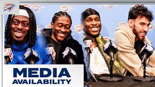 OKC Thunder Full Media Availability  Post Game at Minnesota Timberwolves  January 20 2024 [upl. by Lamoree]