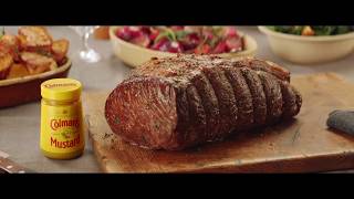 Perfect Roast beef recipe and Colmans English mustard [upl. by Eenoj]