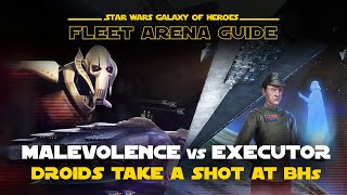 Malevolence vs 7 Executor Counter Guide  SWGOH Fleet Arena [upl. by Suivatra966]