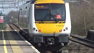 Severn Tunnel Junction train station train going to Gloucester [upl. by Einahpets]