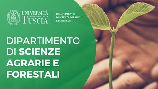 🧑‍🏫 PRESENTAZIONE DIPARTIMENTO SCIENZE AGRARIE E FORESTALI [upl. by Yerot]