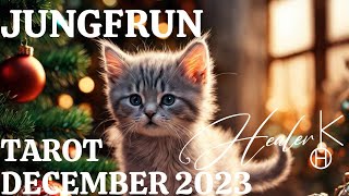 Jungfrun ♍️ December 2023 Tarot  Healer K [upl. by Assanav980]