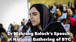 Dr Mahrang Baloch shared her views during the Grand National Gathering at Shawani Stadium in Quetta [upl. by Aynad570]