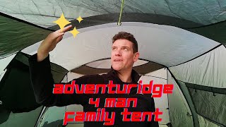 Adventuridge 4 man tent [upl. by Huberman]