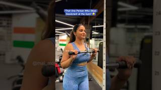 Please Use perfumesdeodorant in gym 🙏🙏 comedy maimohini shorts gym funny relatable [upl. by Aihsek227]