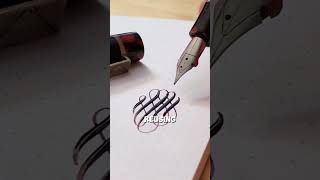 Fountain pens are just better Link in BIO calligraphy fountainpen satisfying [upl. by Nivla]