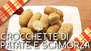 CROCCHETTE DI PATATE  POTATO CROQUETTES  CRICUCINA [upl. by Melentha]