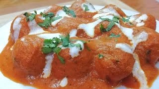 Malai kofta restaurant stylemalai kofta ki sabji [upl. by Airdnal90]