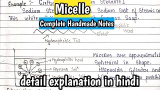 Micelle amp process of Micellisation  Physical Chemistry Imp for MScsemester exam [upl. by Aicnilav]