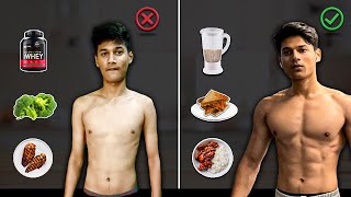 5 Diet Tips For Skinny Guys  How to Bulk Up Fast  My Complete Guide [upl. by Theressa]