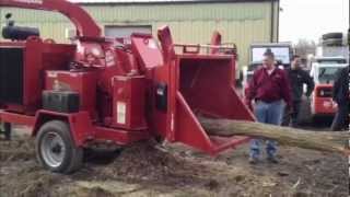 Morbark M15R Wood Chipper Walkaround and Demo [upl. by Drwde]