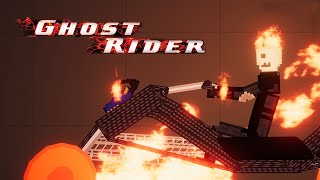 Ghost Rider Marvel AntiHero with chopper in People Playground 111 [upl. by Akienahs]