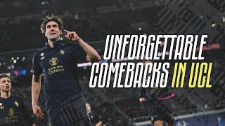 Unforgettable Juventus Comebacks in UEFA Champions League  Tottenham Leipzig amp More [upl. by Eelesor]