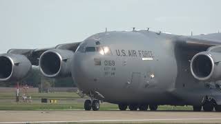 C17 Landing At RAF Mildenhall 13th September 2022 [upl. by Standice]