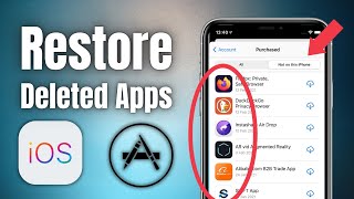 How to Find and Reinstall Deleted Apps on iPhone and iPad [upl. by Elleret]