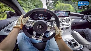 2019 MercedesAMG C43 390hp  POV DRIVE [upl. by Squier]