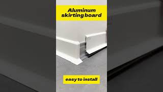 Show you how to fit skirting board skirtingboard skirting skirtinginstallation [upl. by Reywas779]