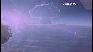 Russia releases secret footage of 1961 Tsar Bomba hydrogen blast  REUTERS [upl. by Nolly657]