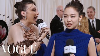 Jennie on Her Getting Ready Playlist for the Met Gala  Met Gala 2024 With Emma Chamberlain [upl. by Verras]